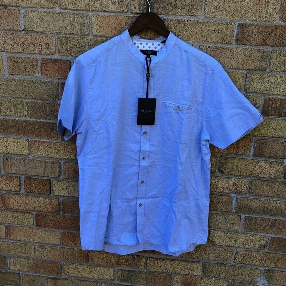 BNWT Ted Baker Button Up Shirt Size 4 - Picture 2 of 5